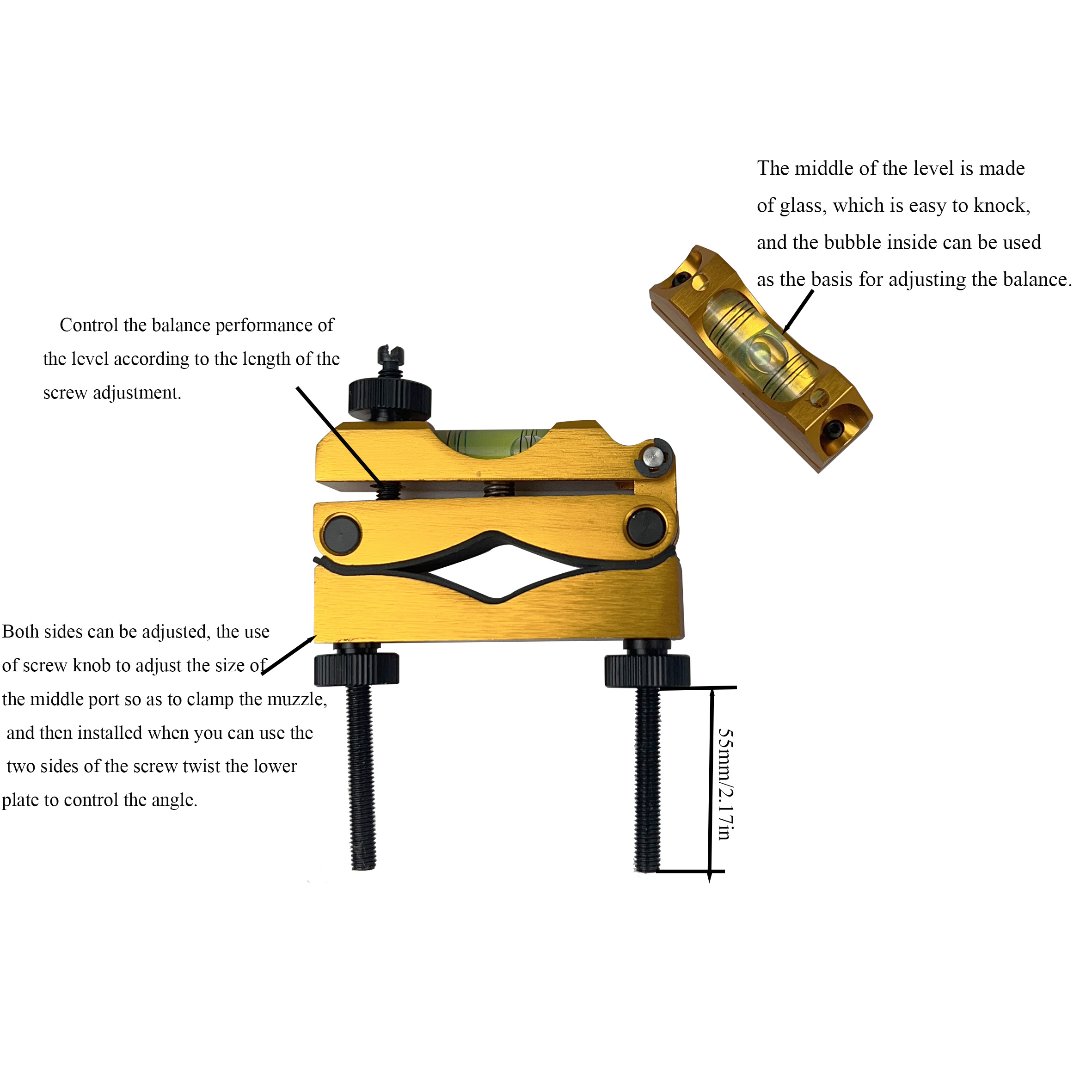 Level Calibrator Gunsmithing Maintenance Scope Mount Toy Rifle Scope Leveling System Tool